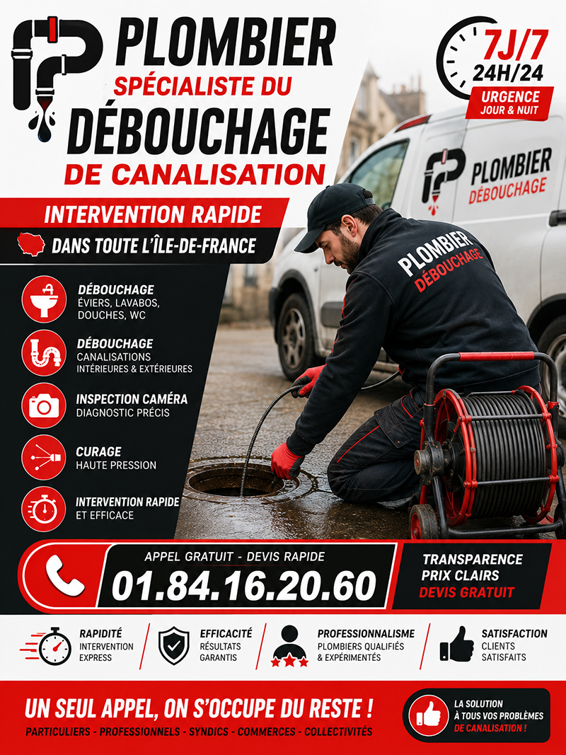 Debouchage de Canalisations Nanterre